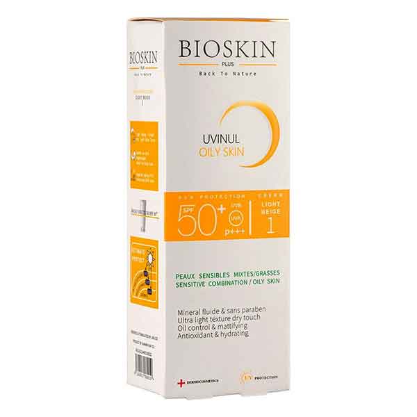 ضد افتاب رنگی پوست چرب بایو اسکین